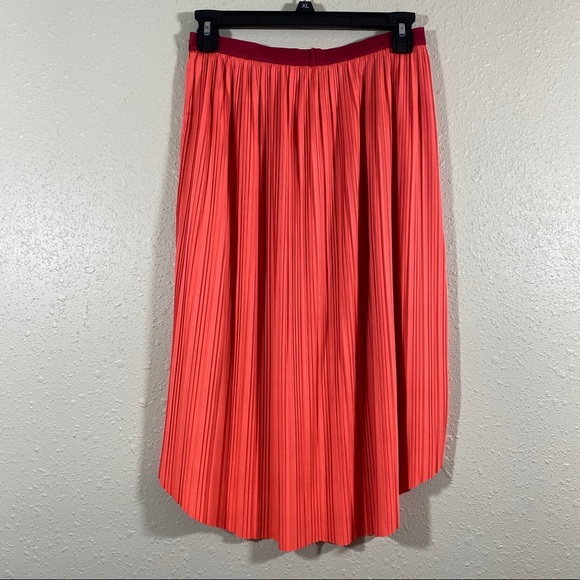 NWOT High Low Skirt M Reversible Pleated Skirt - Picture 3 of 7